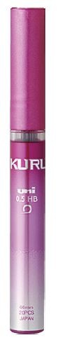 KURU TOGA MECHANICAL PENCIL REFILL 0.5MM HB PINK Uni MITSUBISHI PENCIL 2.99 OEShop