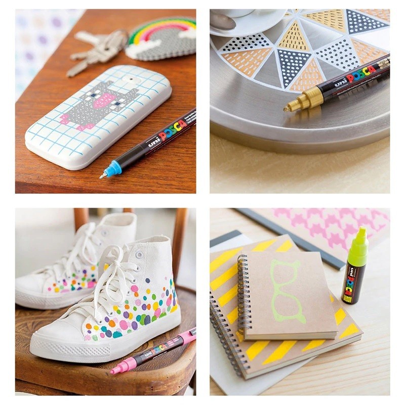 Uni POSCA Paint Marker PC-1M 7C Ultra-Fine 7 Color Set Uni MITSUBISHI PENCIL 17.98 OEShop