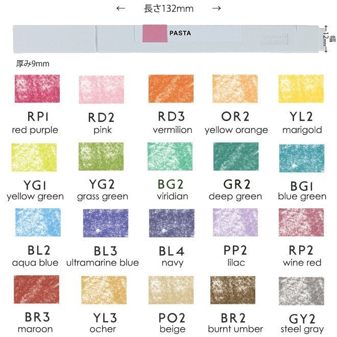 Kokuyo Graphic Pasta Soft Markers - Fluorescent 5 Colour Set KOKUYO 14.98 OEShop