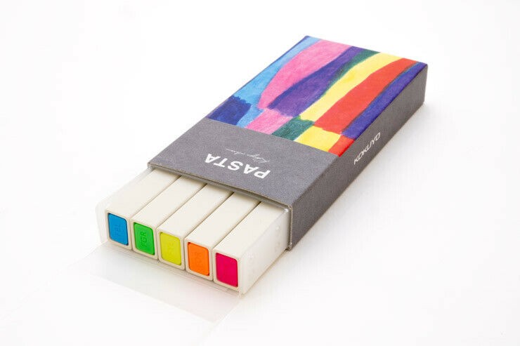 Kokuyo Graphic Pasta Soft Markers - Fluorescent 5 Colour Set KOKUYO 14.98 OEShop