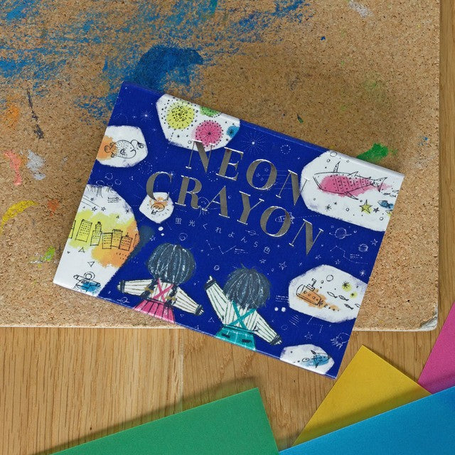 Kokuyo Fluorescent Neon Crayon 5 Colours KOKUYO 9.99 OEShop