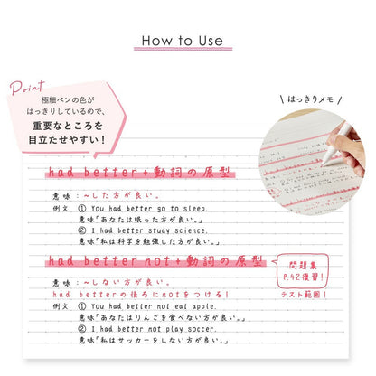 KOKUYO Mark+ 2 Way Highlighter 5-colour set PM-MT200-5S KOKUYO 9.99 OEShop