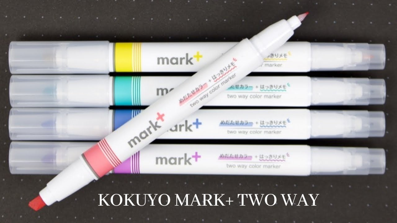 KOKUYO Mark+ 2 Way Highlighter 5-colour set PM-MT200-5S KOKUYO 9.99 OEShop