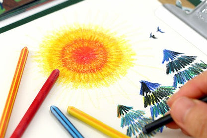 KOKUYO 20 Mix Color Sticks Pencils KE-AC15 KOKUYO 24.98 OEShop