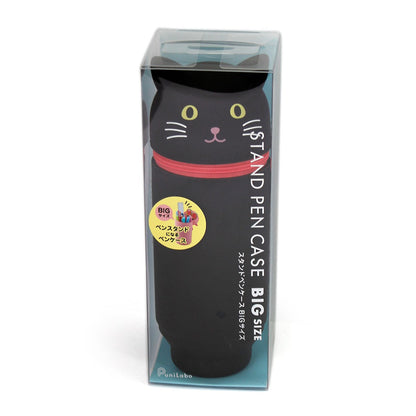 LIHIT LAB PuniLabo Stand Pen Case Large BIG size - Black Cat A7714-3 LIHIT LAB. 15.99 OEShop
