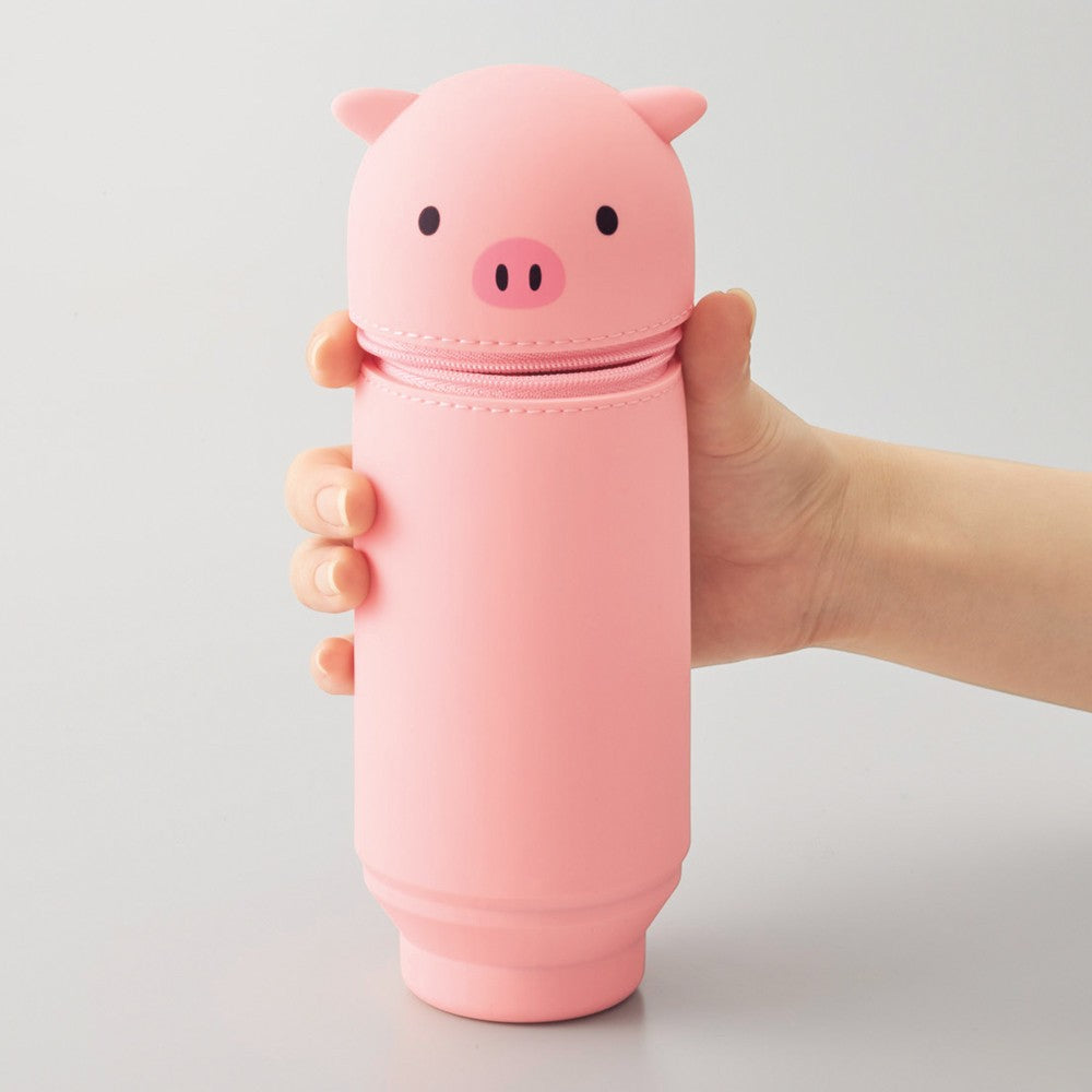 LIHIT LAB PuniLabo Stand Pen Case Large BIG size - Pig A7714-5 LIHIT LAB. 15.99 OEShop