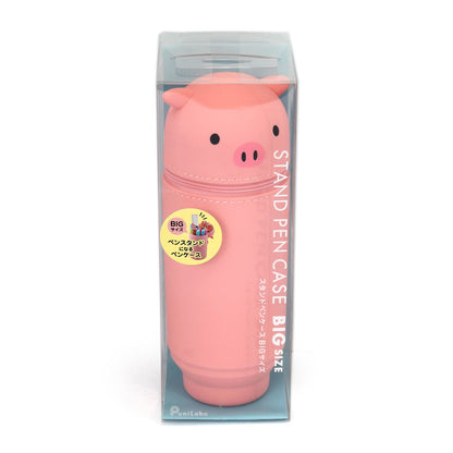 LIHIT LAB PuniLabo Stand Pen Case Large BIG size - Pig A7714-5 LIHIT LAB. 15.99 OEShop