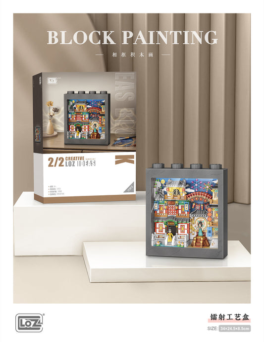 LOZ Mini Block 1908 Palace Banquet in Tang Dynasty - 1,222 Pcs Model Bricks Building Blocks