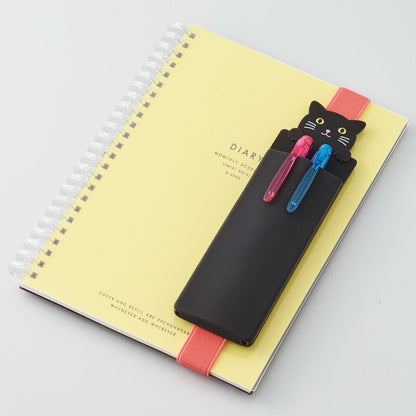 LIHIT LAB PuniLabo Book Band Pen Case - Black Cat A7720-3 LIHIT LAB. 9.99 OEShop