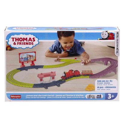 Thomas & Friends Push Along Track Assorted James and the Cow Corral