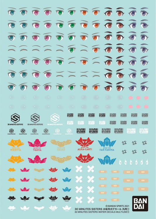 Bandai 30MS Water Transfer Decal General Purpose