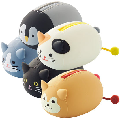 LIHIT LAB PuniLabo Mini Zipper Pouch - Black Cat A7780-3 LIHIT LAB. 9.99 OEShop