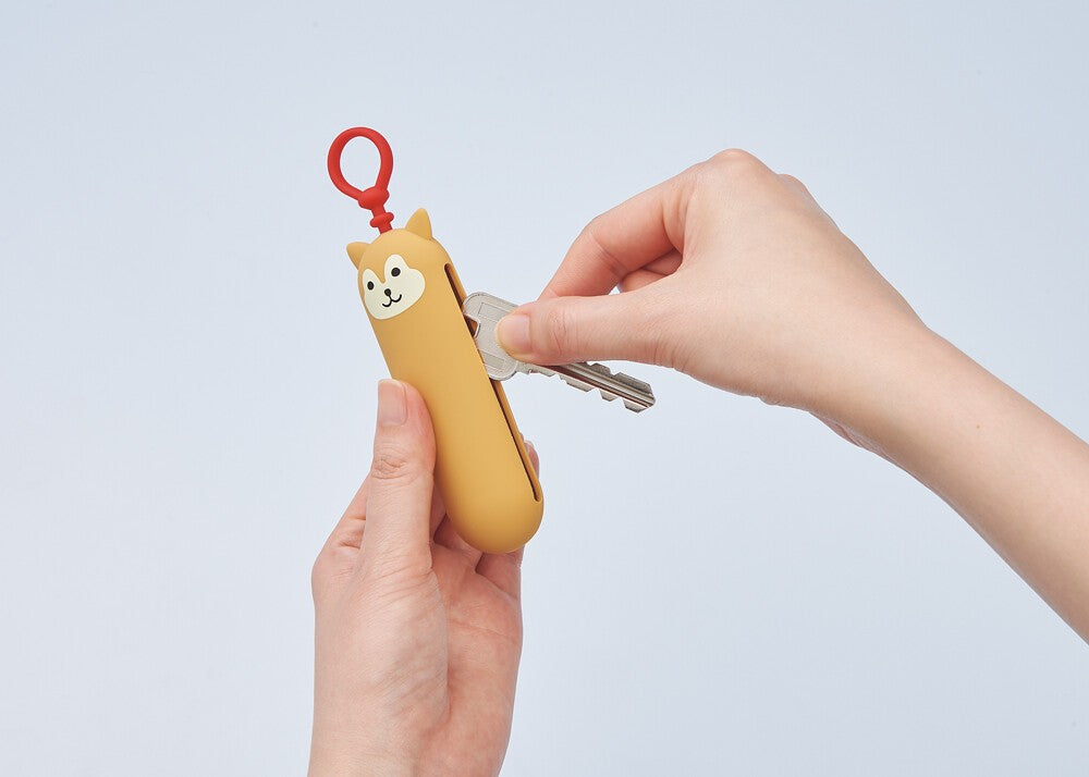 Lihit Lab PuniLabo Slim Key Case - Gray Cat A7785-4 LIHIT LAB. 7.99 OEShop