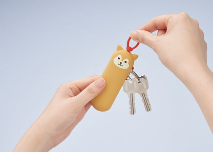 Lihit Lab PuniLabo Slim Key Case - Gray Cat A7785-4 LIHIT LAB. 7.99 OEShop