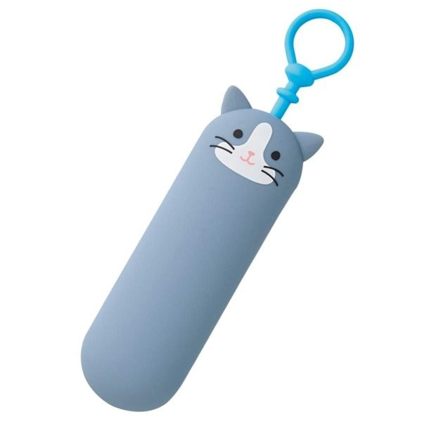 Lihit Lab PuniLabo Slim Key Case - Gray Cat A7785-4 LIHIT LAB. 7.99 OEShop