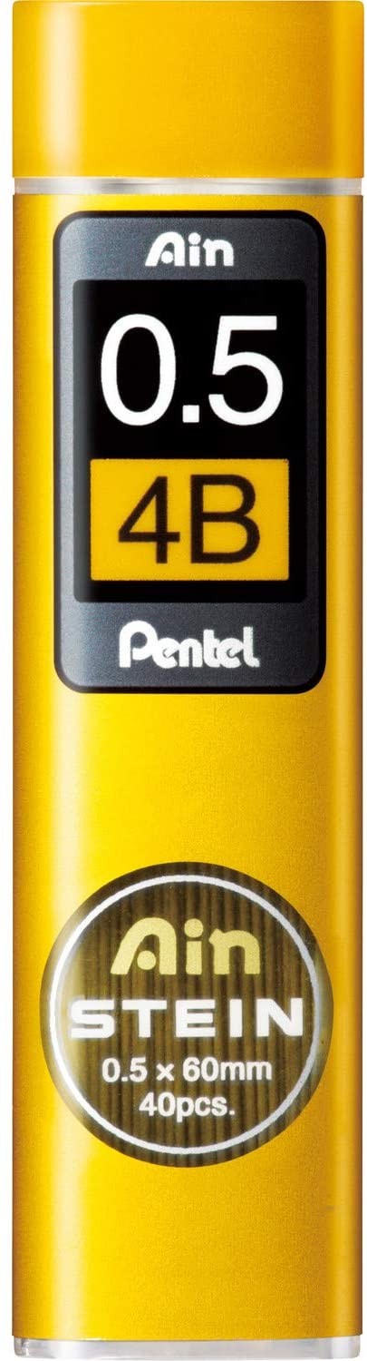 Pentel Ain Stein 0.5mm 4B Refill Lead Pentel 2.89 OEShop