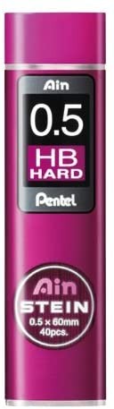Pentel Ain Stein 0.5mm HB Hard Refill Lead Pentel 2.89 OEShop