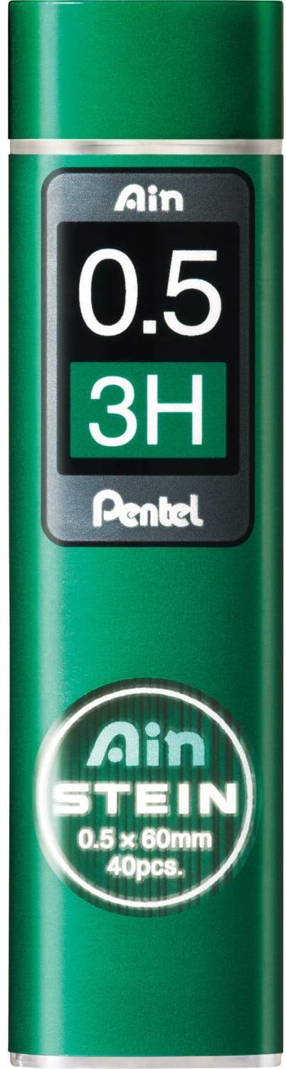 Pentel Ain Stein 0.5mm 3H Refill Lead Pentel 2.89 OEShop