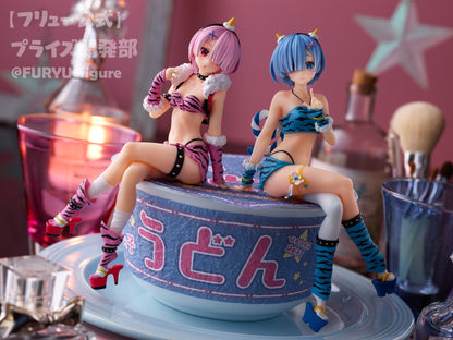 Furyu Re: ZERO: Noodle Stopper Statue: Rem (Demon Costume Another Colour Version)