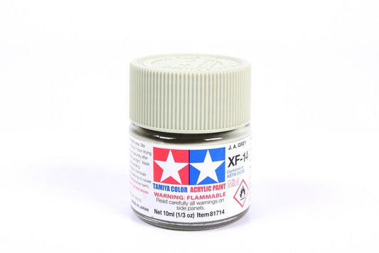 TAMIYA 81714 ACRYLIC MINI XF-14 J.A. GREY 10ml Tamiya 1.85 OEShop