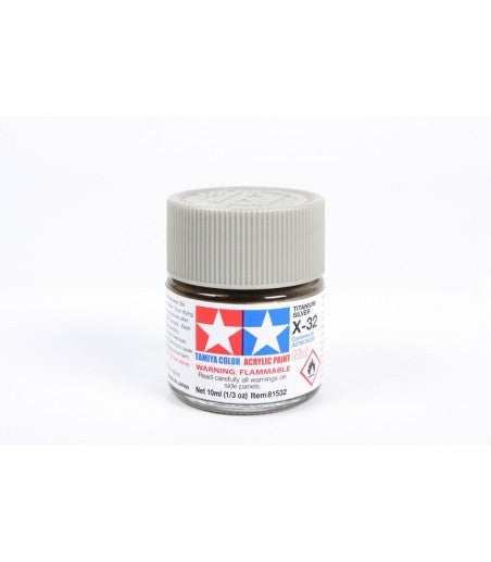 TAMIYA 81716 ACRYLIC MINI XF-16 FLAT ALUMINUM 10ml Tamiya 1.85 OEShop