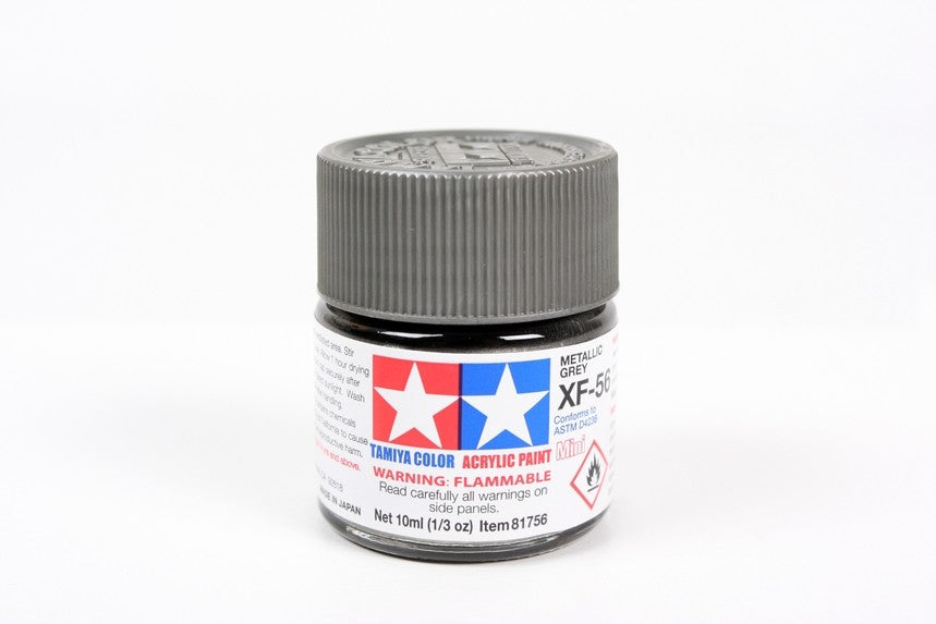 TAMIYA 81756 ACRYLIC MINI XF-56 METALLIC GREY 10ml Tamiya 1.85 OEShop