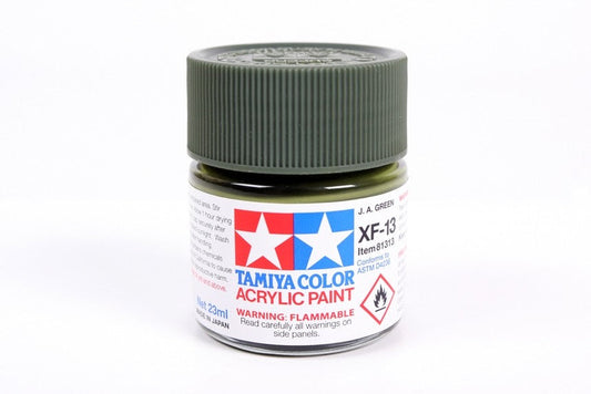TAMIYA 81713 ACRYLIC MINI XF-13 J.A. GREEN 10ml Tamiya 1.85 OEShop