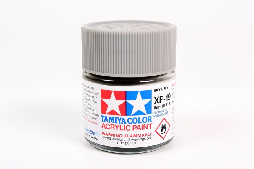 TAMIYA 81719 ACRYLIC MINI XF-19 SKY GREY 10ml Tamiya 1.85 OEShop