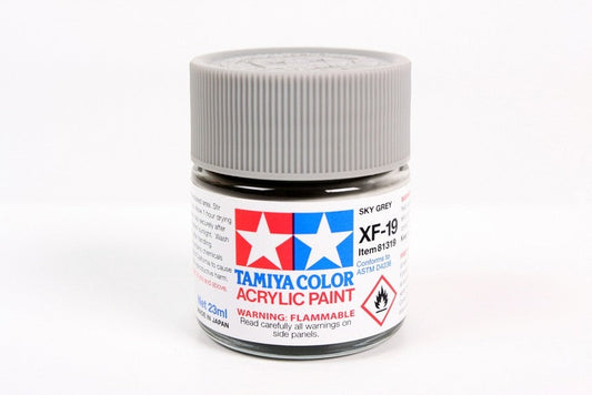 TAMIYA 81719 ACRYLIC MINI XF-19 SKY GREY 10ml Tamiya 1.85 OEShop