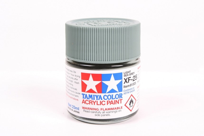 TAMIYA 81725 ACRYLIC MINI XF-25 LIGHT SEA GREY 10ml Tamiya 1.85 OEShop