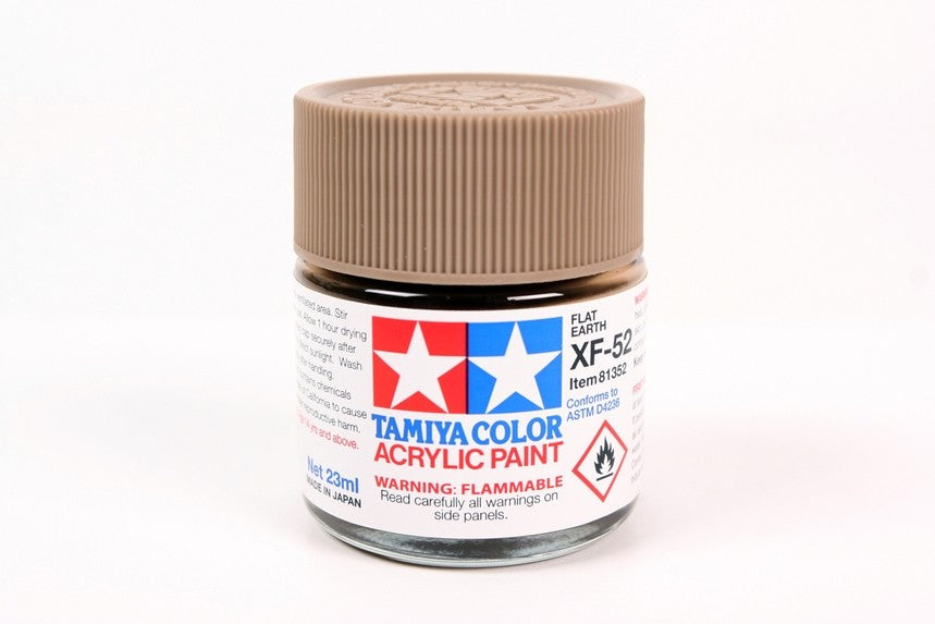 TAMIYA 81752 ACRYLIC MINI XF-52 FLAT EARTH 10ml Tamiya 1.85 OEShop