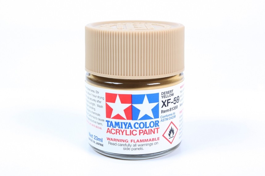 TAMIYA 81759 ACRYLIC MINI XF-59 DESERT YELLOW 10ml Tamiya 1.85 OEShop