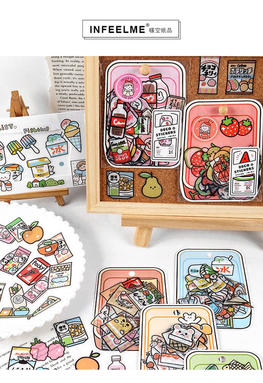 Infeel.Me Share the deliciousness with you Stickers (40 pieces)