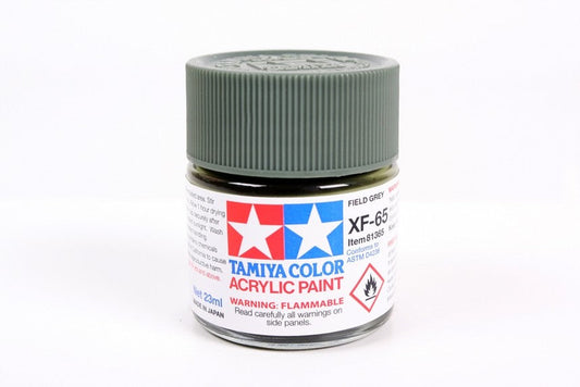 TAMIYA 81765 ACRYLIC MINI XF-65 FIELD GREY 10ml Tamiya 1.85 OEShop
