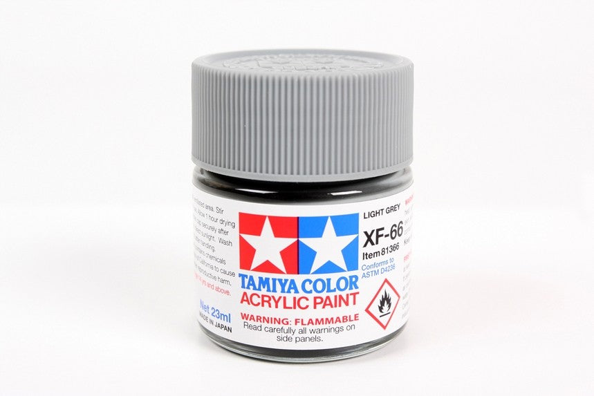 TAMIYA 81766 ACRYLIC MINI XF-66 LIGHT GREY 10ml Tamiya 1.85 OEShop