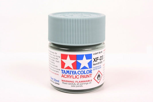 TAMIYA 81723 ACRYLIC MINI XF-23 LIGHT BLUE 10ml Tamiya 1.85 OEShop