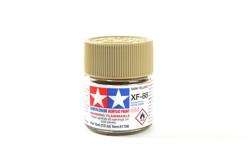 TAMIYA 81788 ACRYL.MINI XF-88 DARK YELLOW 2 10ml Tamiya 1.85 OEShop