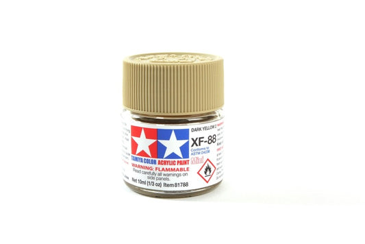TAMIYA 81788 ACRYL.MINI XF-88 DARK YELLOW 2 10ml Tamiya 1.85 OEShop