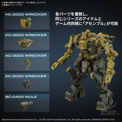 30MM Armored Core VI Fires of Rubicon 05 RaD CC-3000 Wrecker Milk Tooth Scale Model Kits
