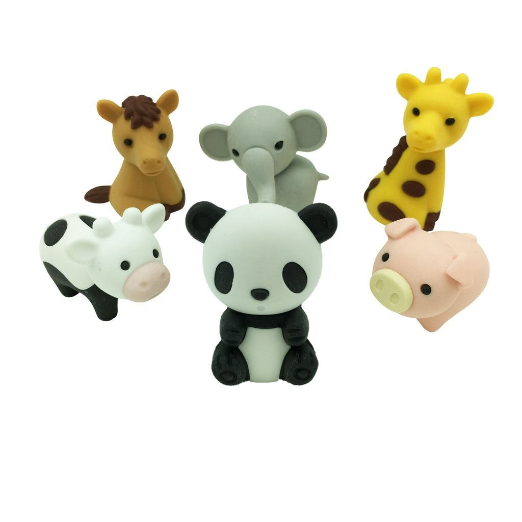 IWAKO Erasers  Animal Assort Single Erasaer Iwako 0.99 OEShop