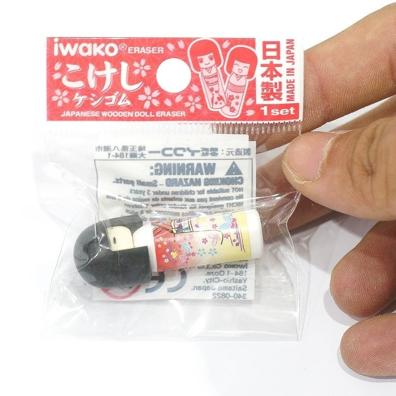 IWAKO Erasers Kokeshi Assort Single Erasaer Iwako 0.99 OEShop