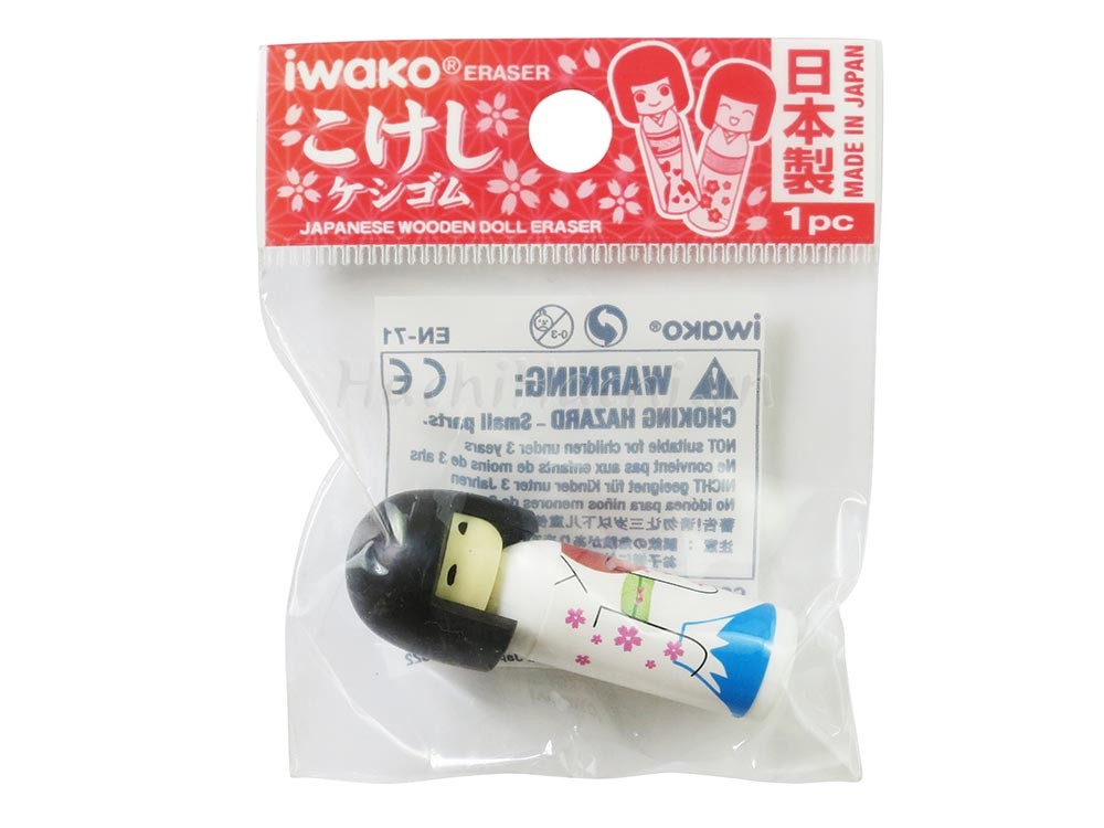 IWAKO Erasers Kokeshi Assort Single Erasaer Iwako 0.99 OEShop