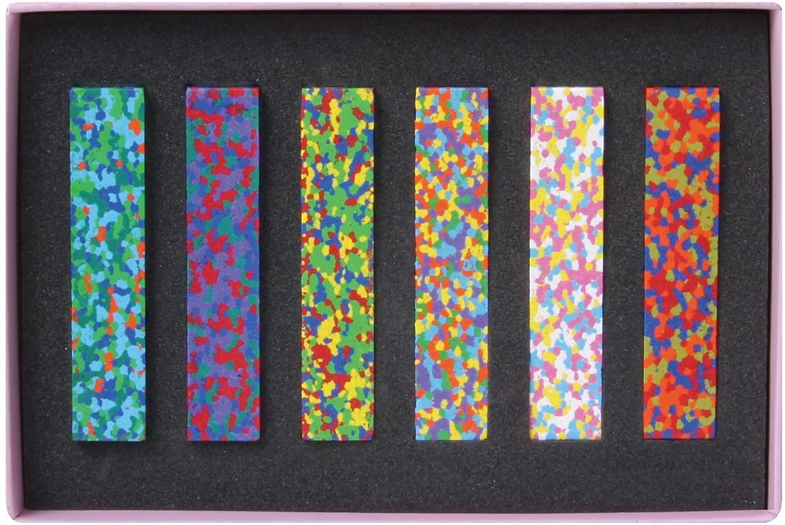 Aozora Dot Flowers Multi-Color Crayon Stick - Set of 6 Aozora 14.98 OEShop