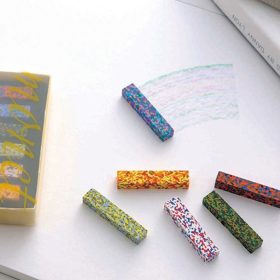 Aozora Dot Flowers Multi-Color Crayon Stick - Set of 6 Aozora 14.98 OEShop