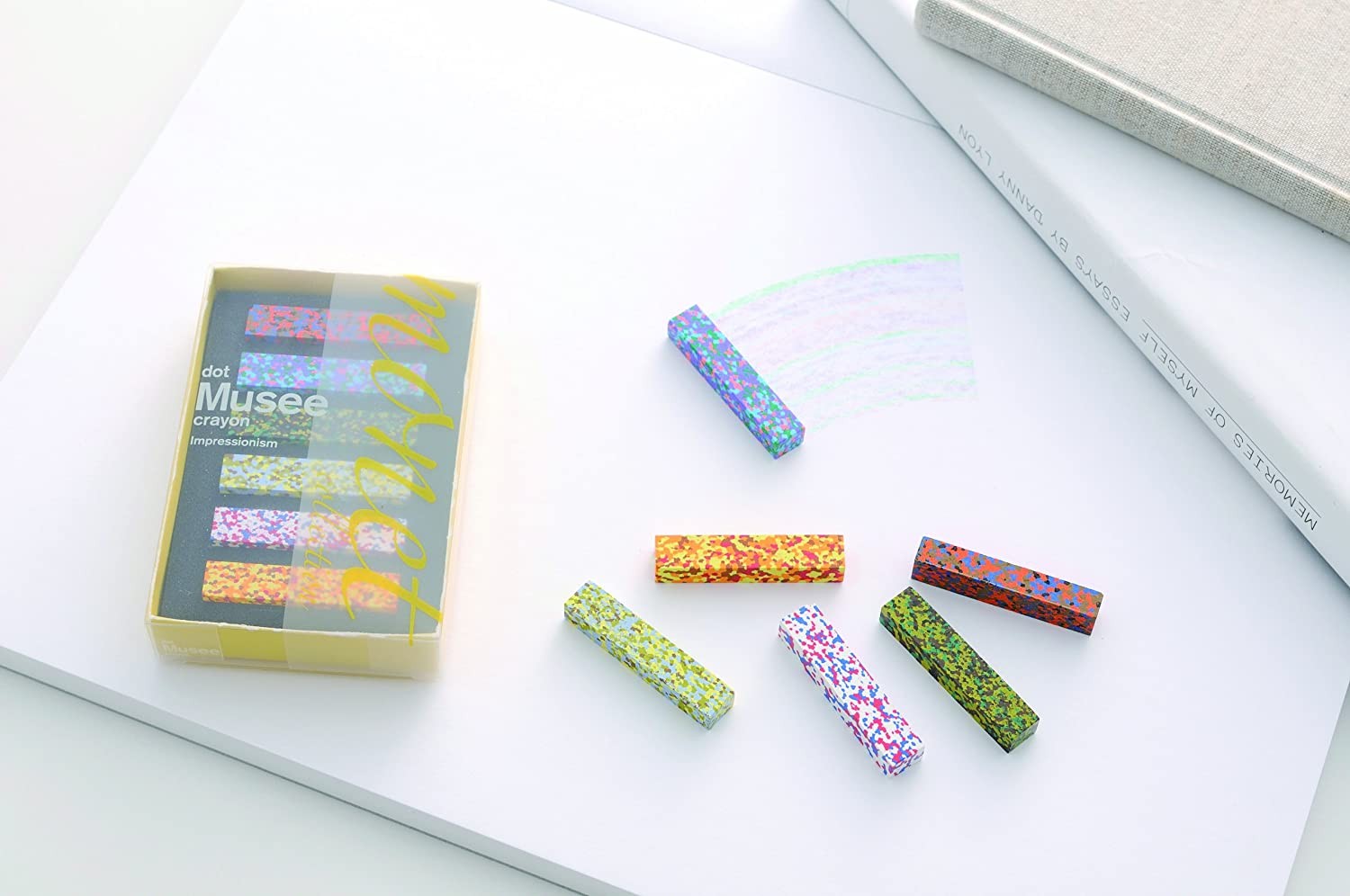 Aozora Dot Musee Multi-Color Crayon Stick - Set of 6 Aozora 14.98 OEShop