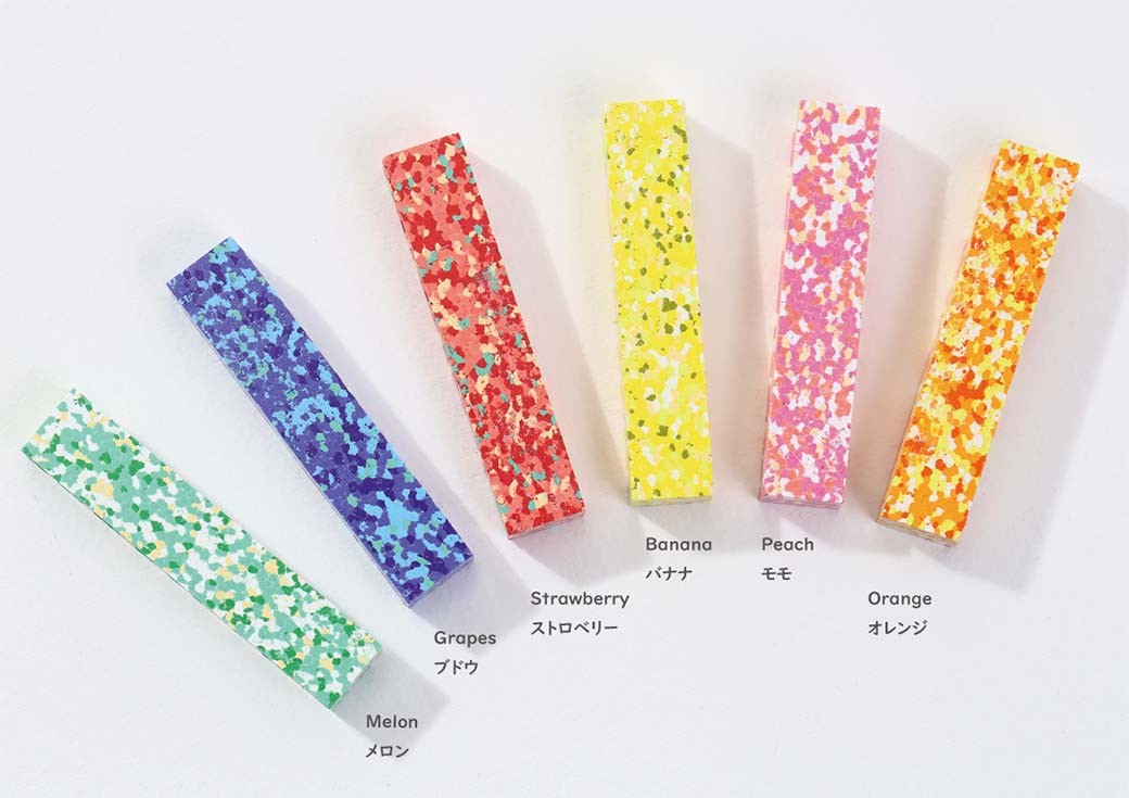 Aozora Dot Fruit Multi-Color Crayon Stick - Set of 6 Aozora 14.98 OEShop
