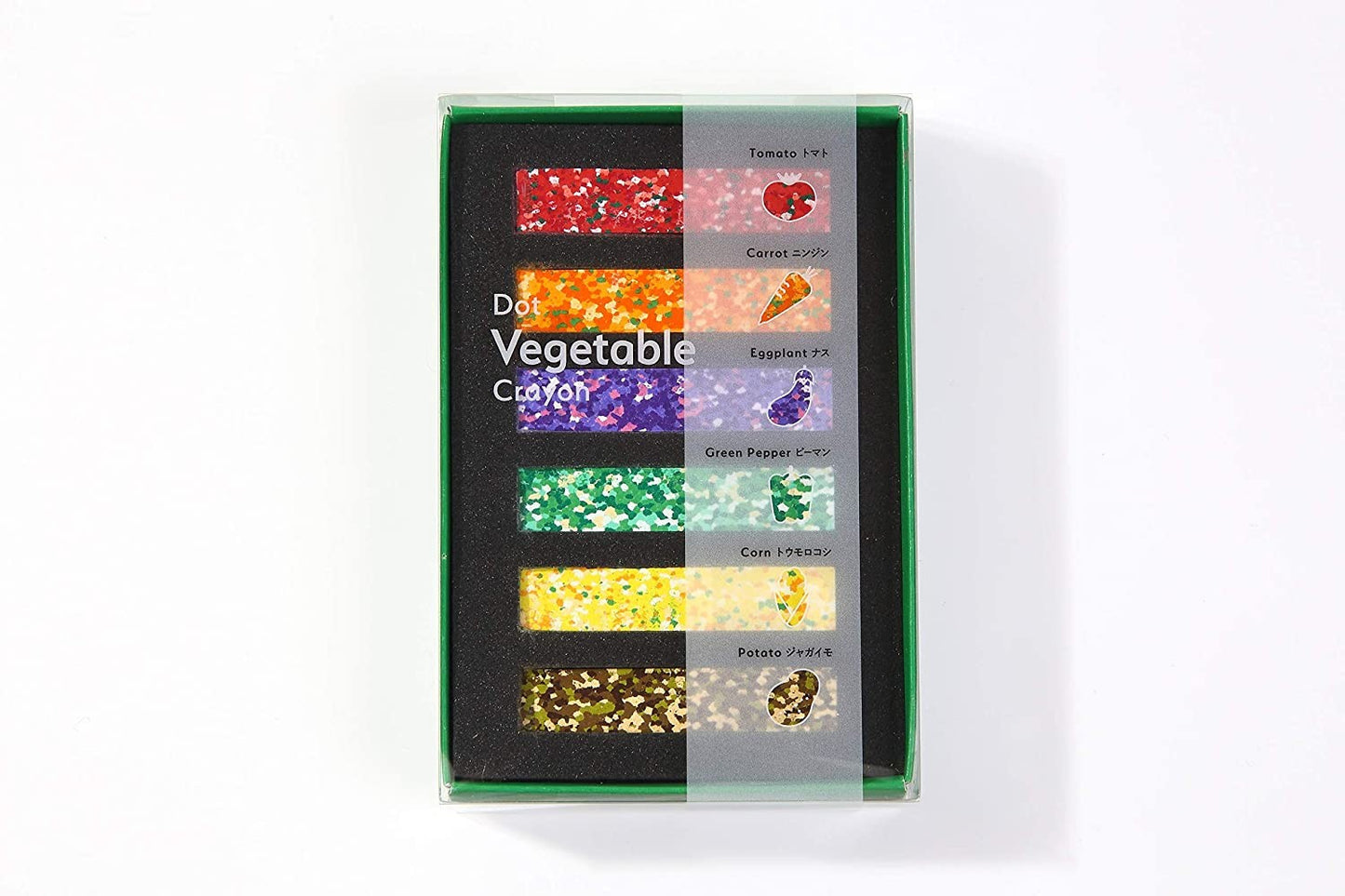 Aozora Dot Vegetable Multi-Color Crayon Stick - Set of 6 Aozora 14.98 OEShop