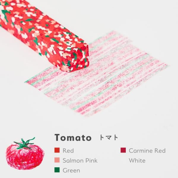Aozora Dot Vegetable Multi-Color Crayon Stick - Set of 6 Aozora 14.98 OEShop