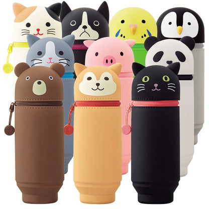 LIHIT LAB PuniLabo Stand Pen Case Large BIG size - Penguin  A7714-10 LIHIT LAB. 15.99 OEShop