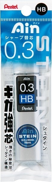 Pentel Ain Stein 0.3 mm HB Refill Lead Pentel 2.89 OEShop